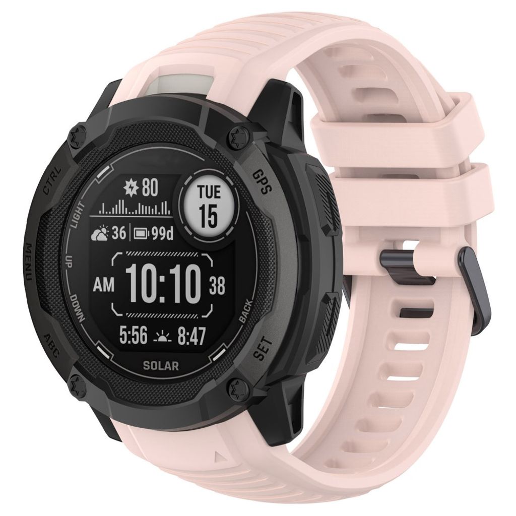 Garmin Instinct 2X Watch Strap in Silicone - Pink