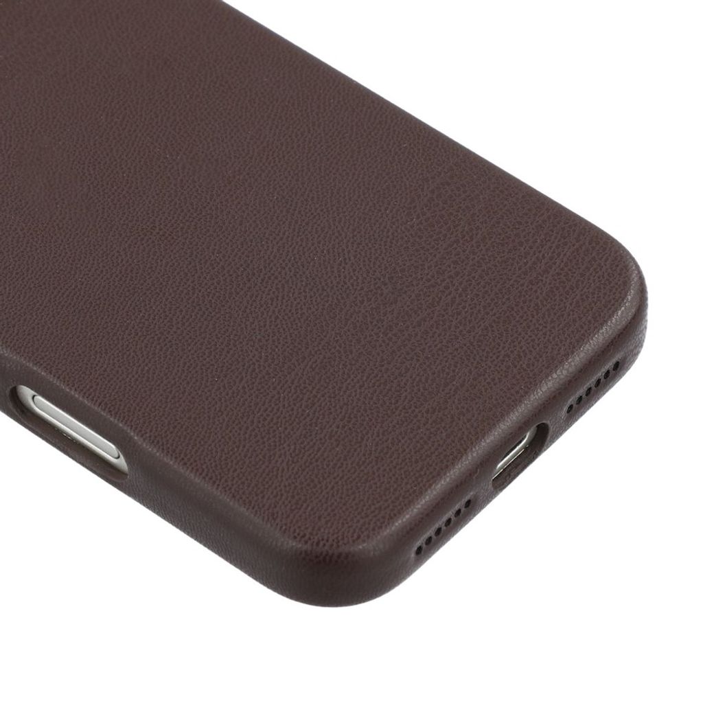 iPhone 18 Pro Max/17 Pro Max Skal i PU-läder - Mörkbrun