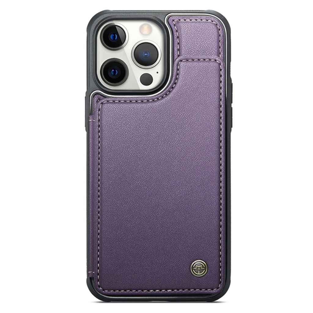 CASEME iPhone 12 Pro Max Cover med Pung - Lilla
