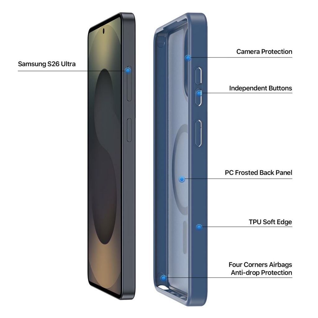 DUX DUCIS Samsung Galaxy S26 Ultra MagSafe Skal – Mörkblå