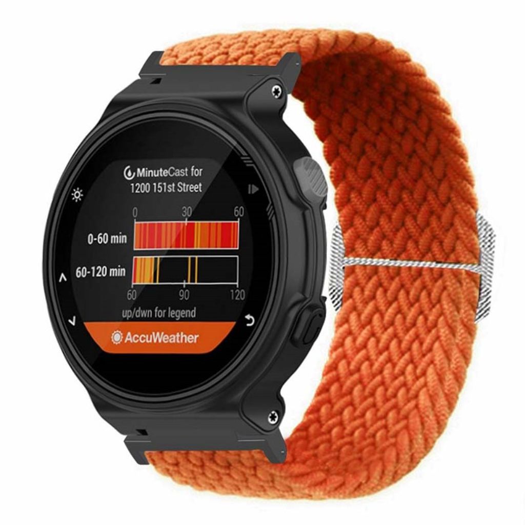Garmin Forerunner 220/230/235/620/630/735X nylon klokkerem - Oransje