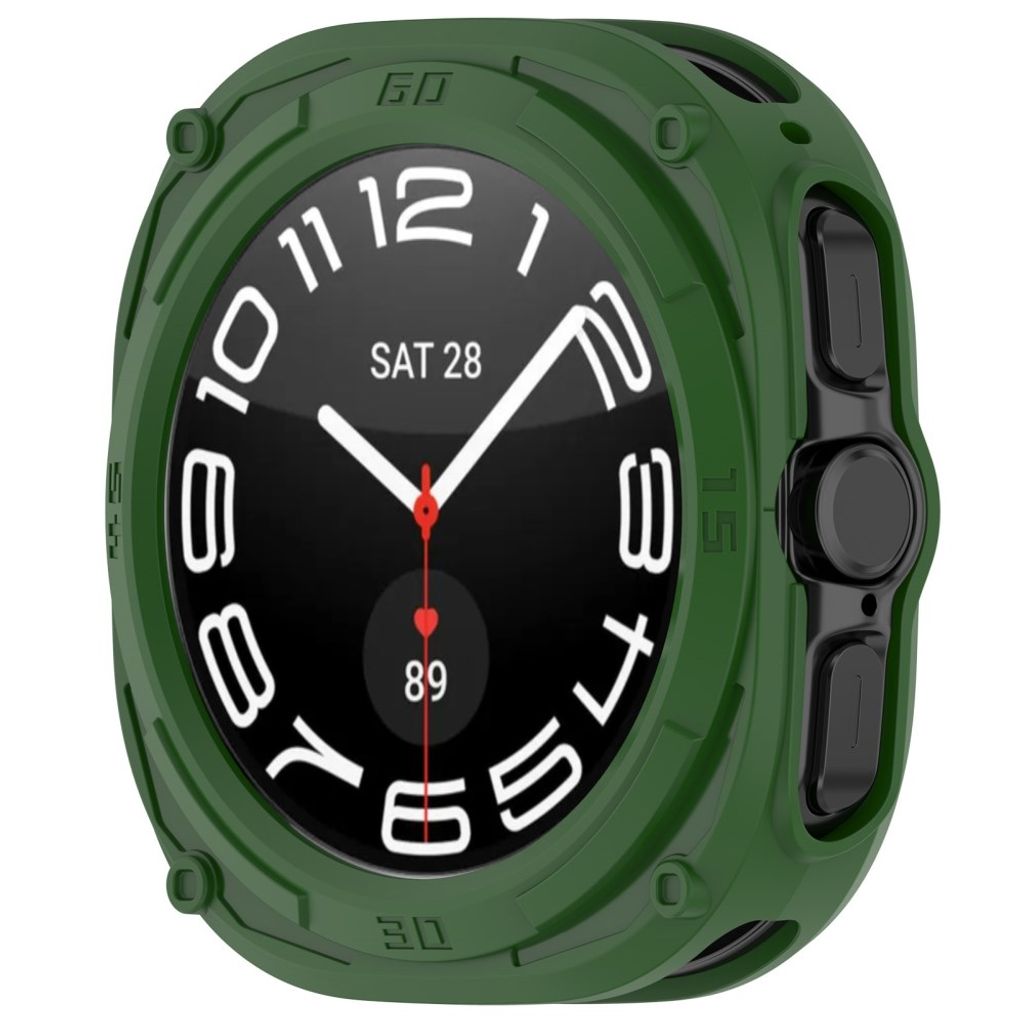 Samsung Galaxy Watch Ultra2 47mm Armor Mecha Støtsikkert Deksel - Grønn