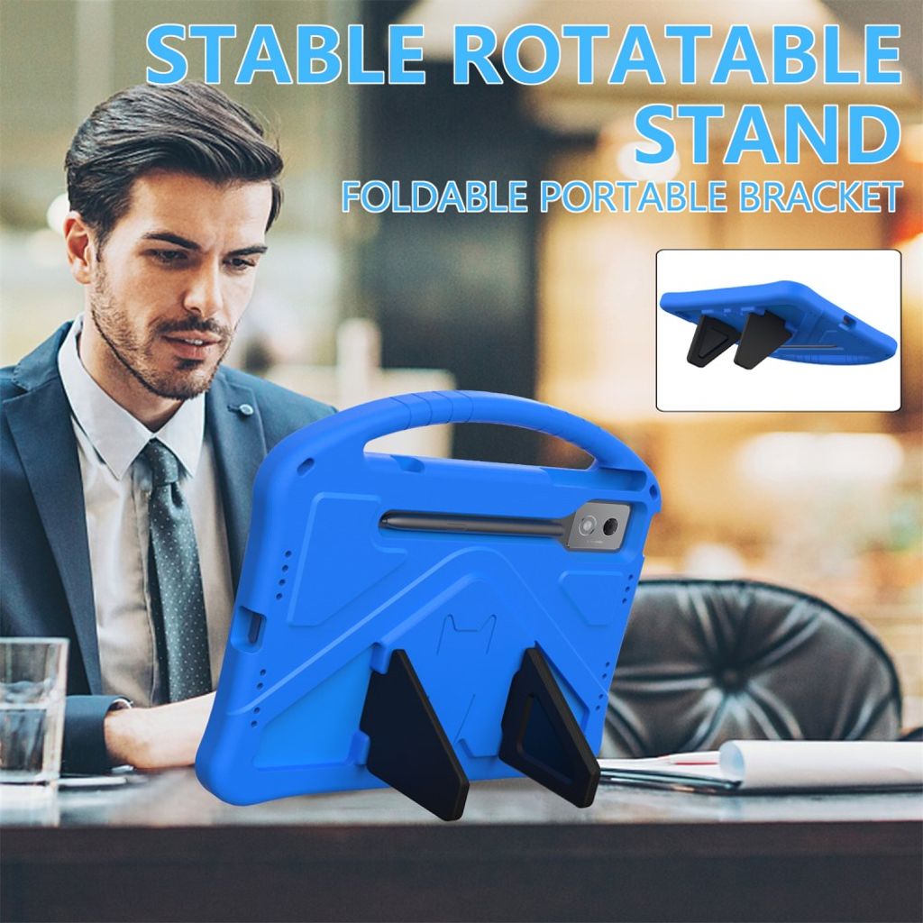 Lenovo Idea Tab Pro (TB-373FU) EVA Kuori Kädensija - sininen