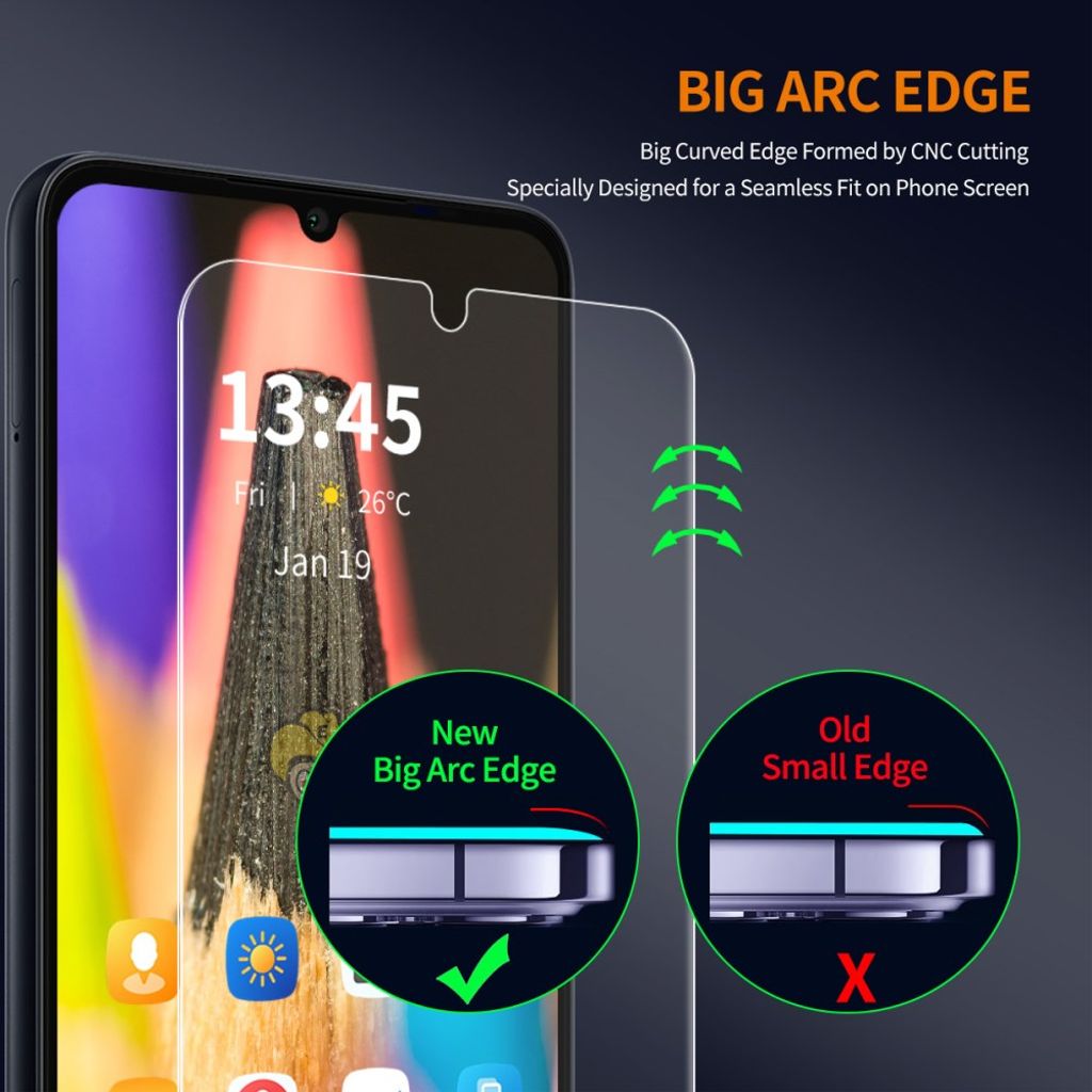 ENKAY HAT PRINCE Samsung Galaxy A27 Screen Protector, 9H