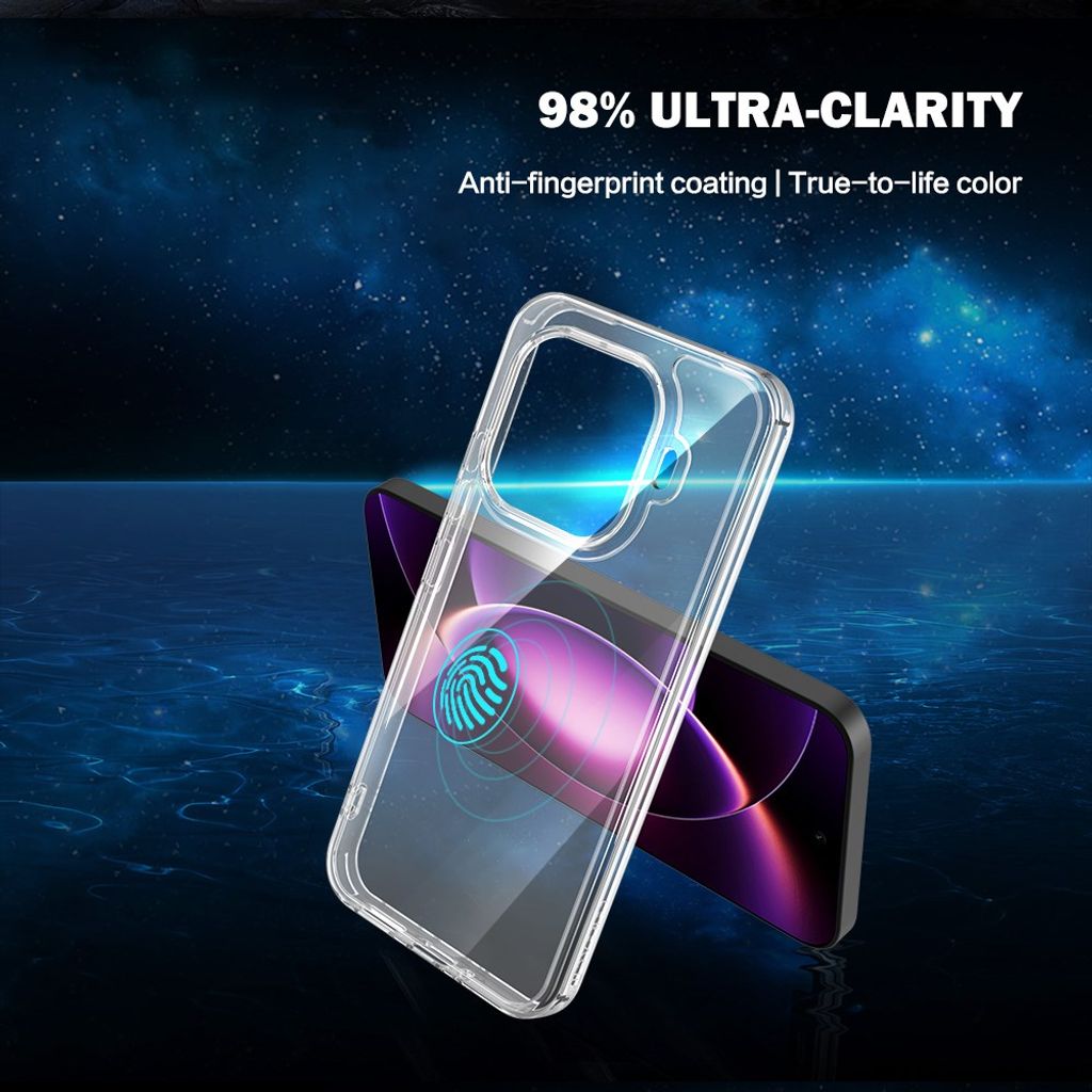LEREACH Xiaomi 17T Pro Skal med akrylbaksida - Transparent