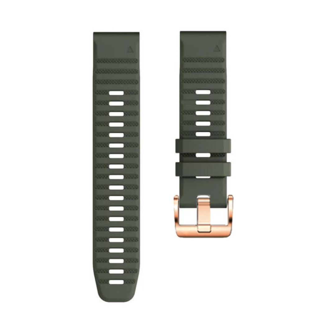 Garmin Fenix ​​​​7S/6S/5S/Instinct 2S etc. Silicone Watch Strap - Green