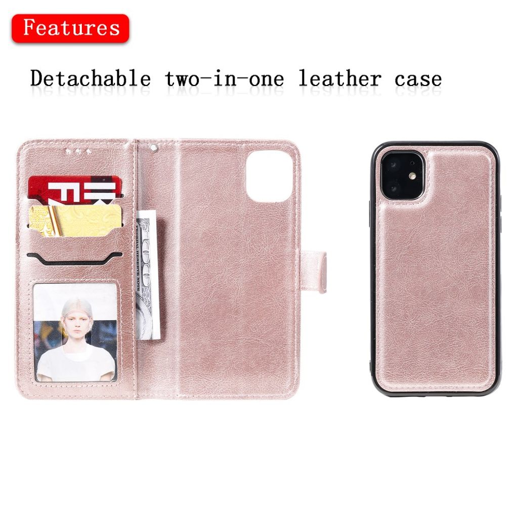 iPhone 11 Etui med Bærestrop - Rose guld