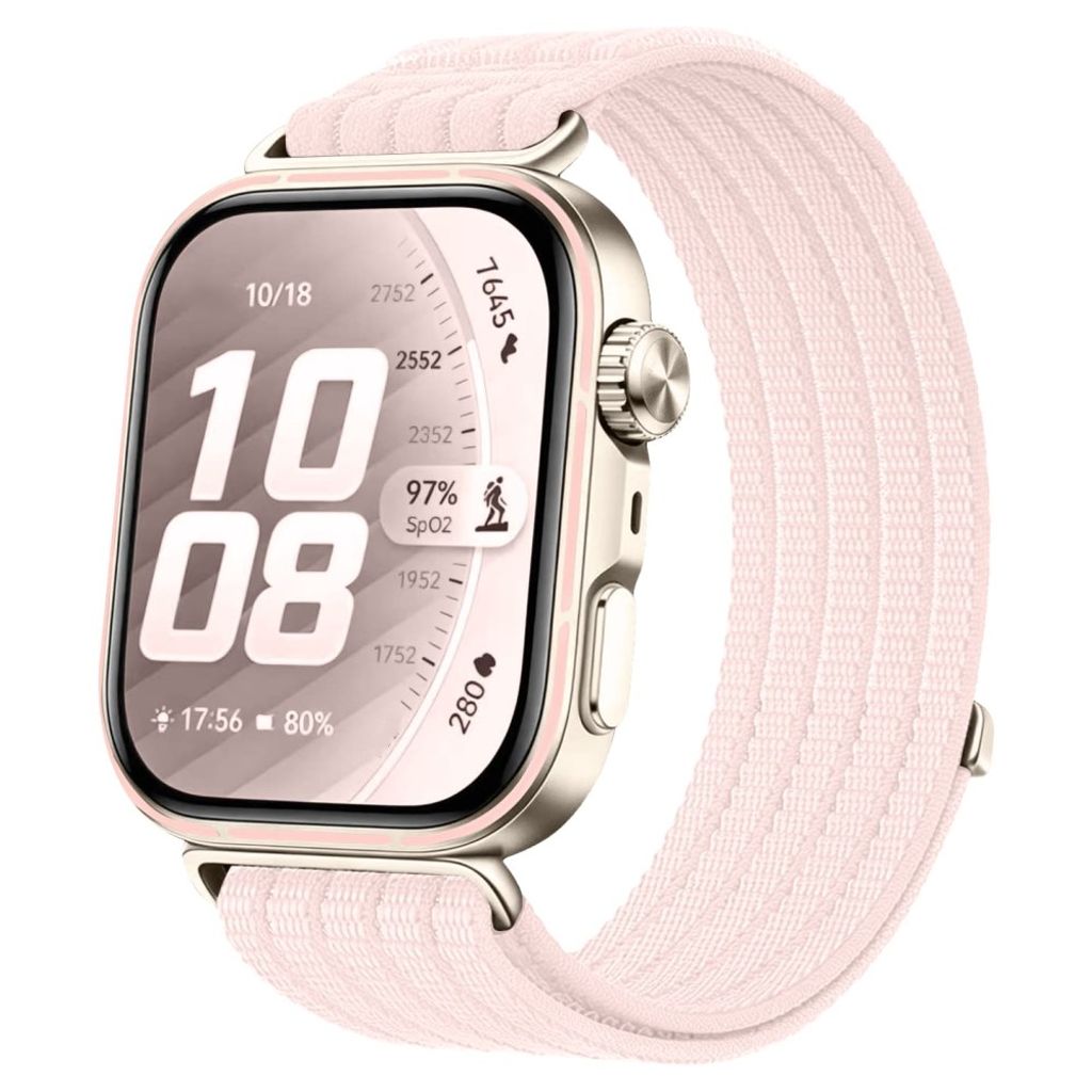 Huawei Watch Fit 5/5 Pro/4/4 Pro/3 Urrem i nylon - Lyserød