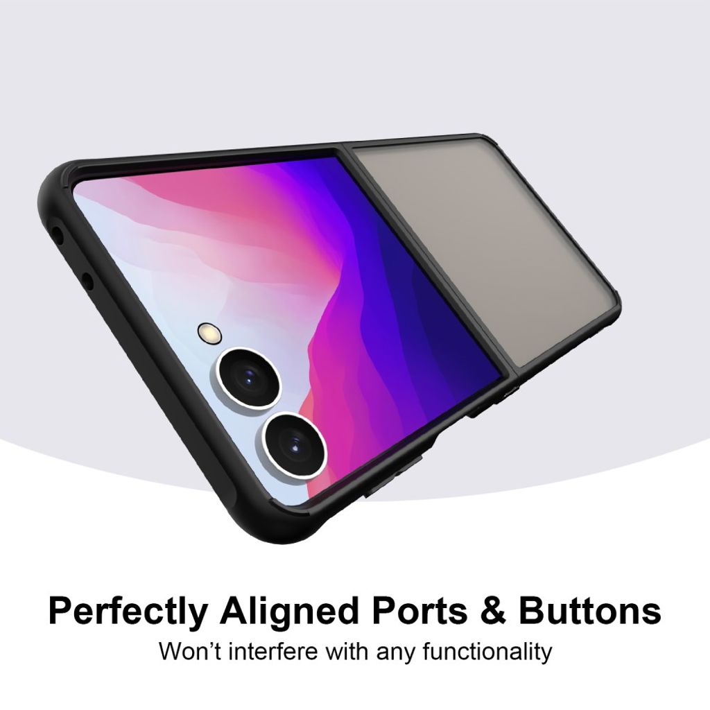 Samsung Galaxy Z Flip8 Matteret Cover - Sort
