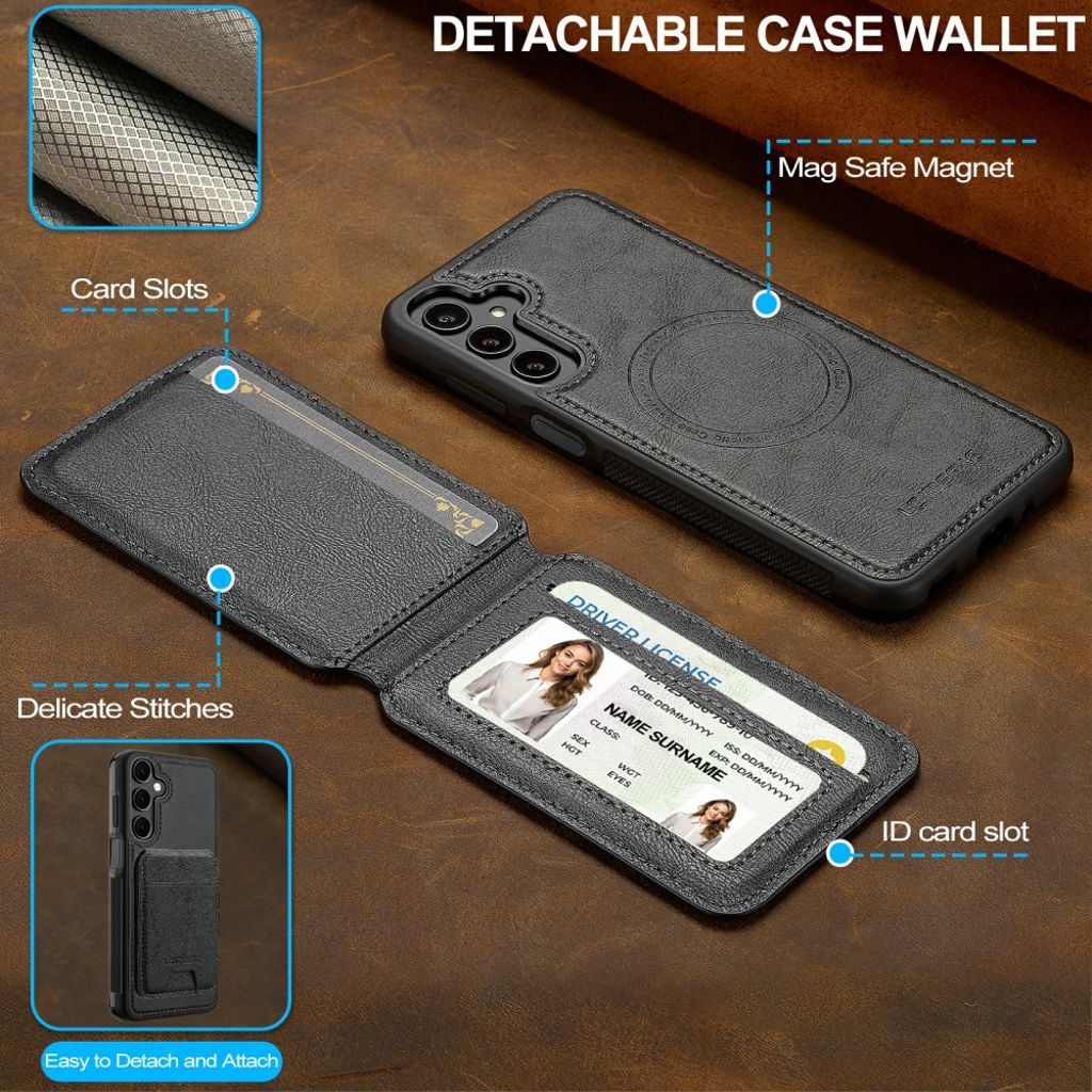 LC.IMEEKE Samsung Galaxy S25 FE Skal med MagSafe - Svart
