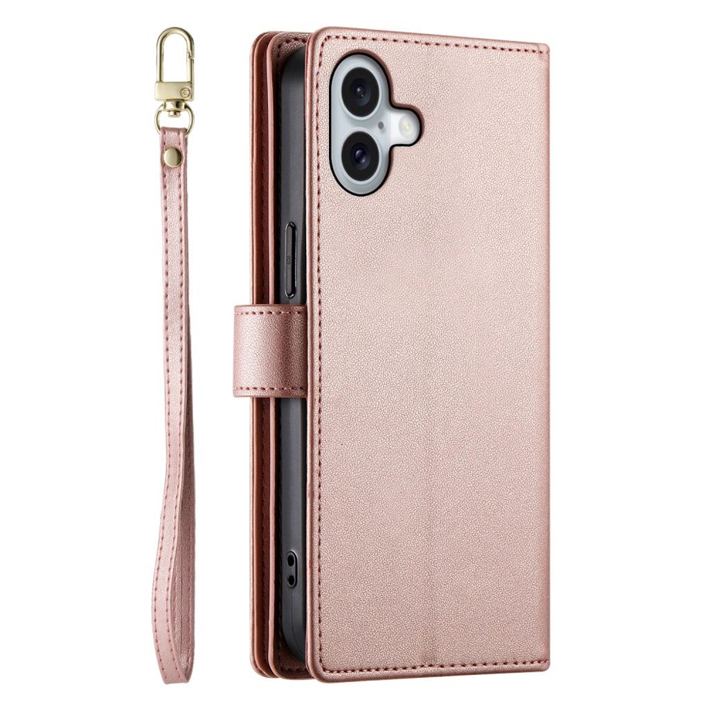 iPhone 17 Pungetui med Bærestrop - Pink