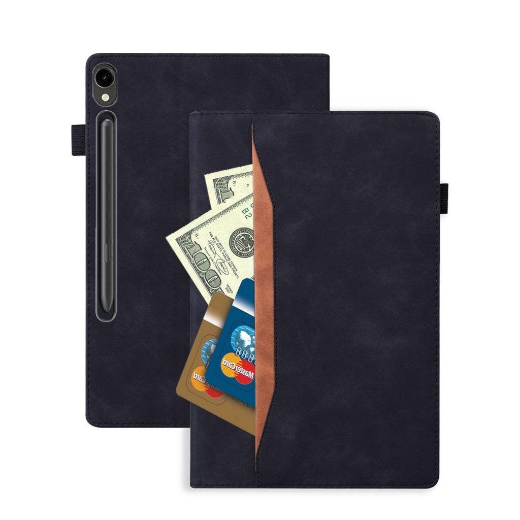Samsung Galaxy Tab S10 FE Plus Cover with Card Slot - Black