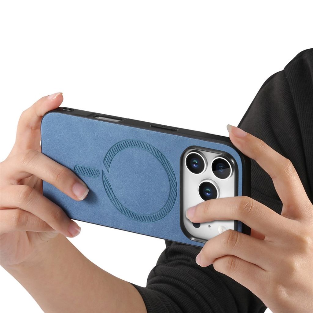 iPhone 17 Pro Max MagSafe-kompatibelt Deksel – Blå