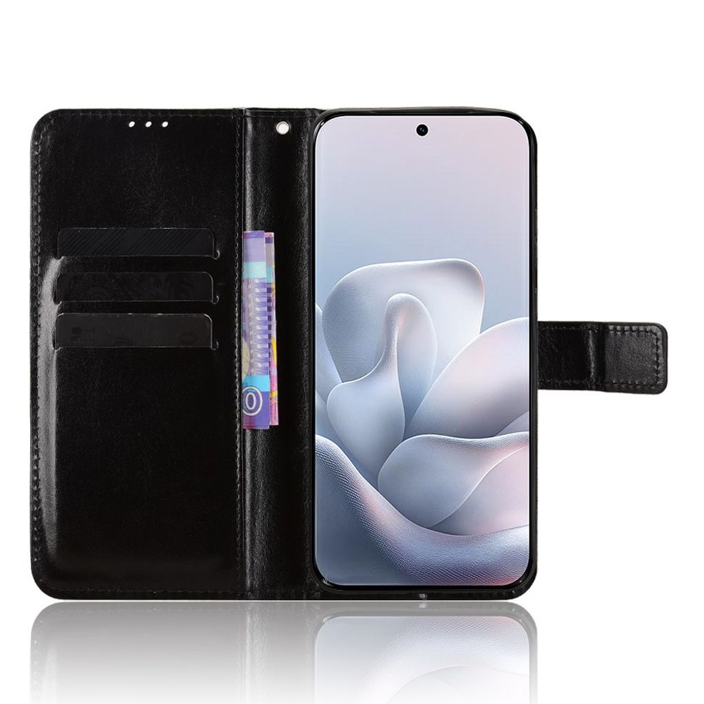 Motorola Edge 70 Fusion Plus 5G/Edge 70 Fusion 5G Lommeboketui PU-lær - Svart