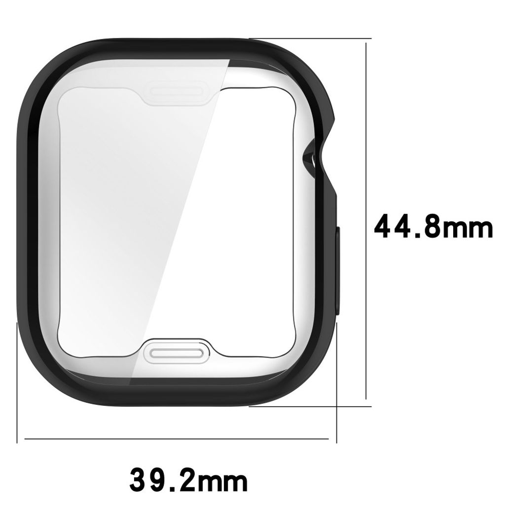 Apple Watch Series 11/10 42mm deksel med skjermbeskytter – gull