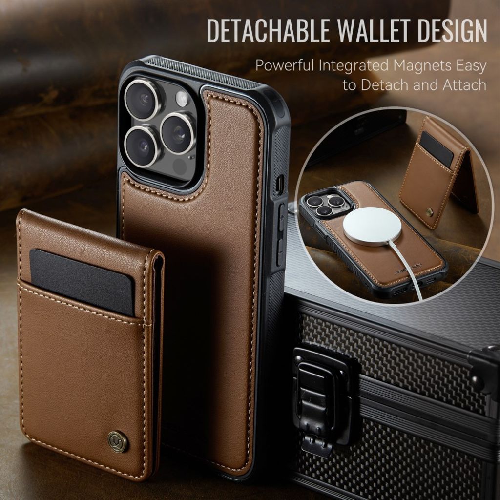 JEEHOOD iPhone 12 Pro Max Cover med MagSafe - Brun