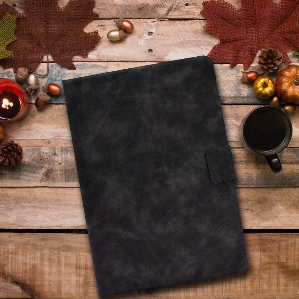 iPad A16 11" 2025/10.9" 2024 Folio flip cover med kortlommer - Sort