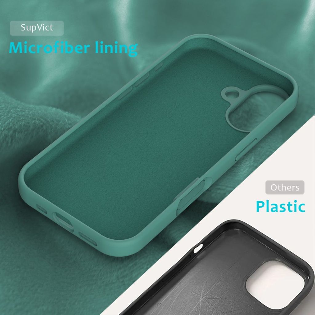 iPhone 17 silicone phone case - turquoise