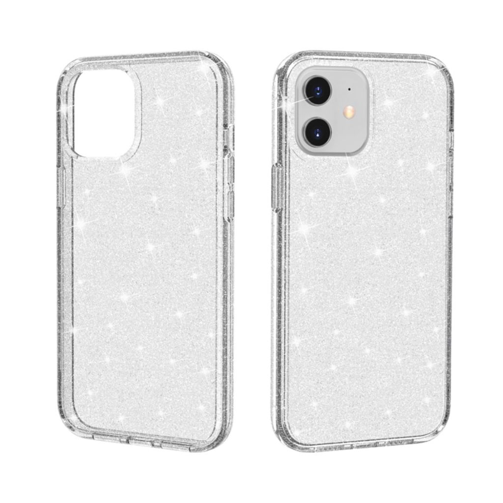iPhone 12 Mini Case Glitter - Silver