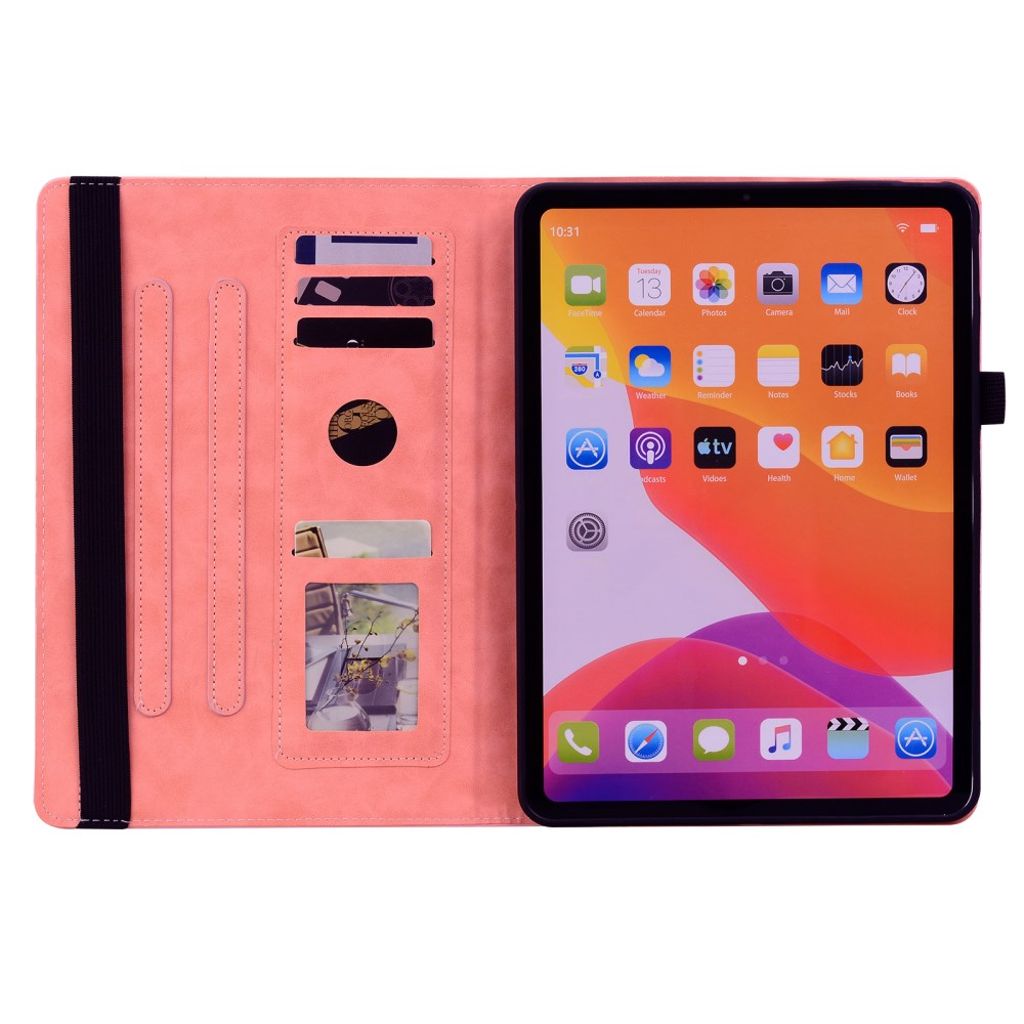Samsung Galaxy Tab A9 Plus / Galaxy Tab A11 Plus Fodral med tryck - Rosa