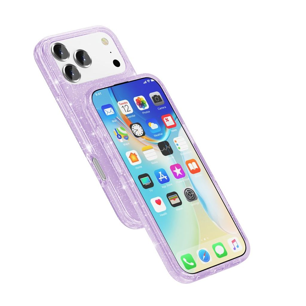 iPhone 17 Pro Max Acrylic Phone Case - Purple