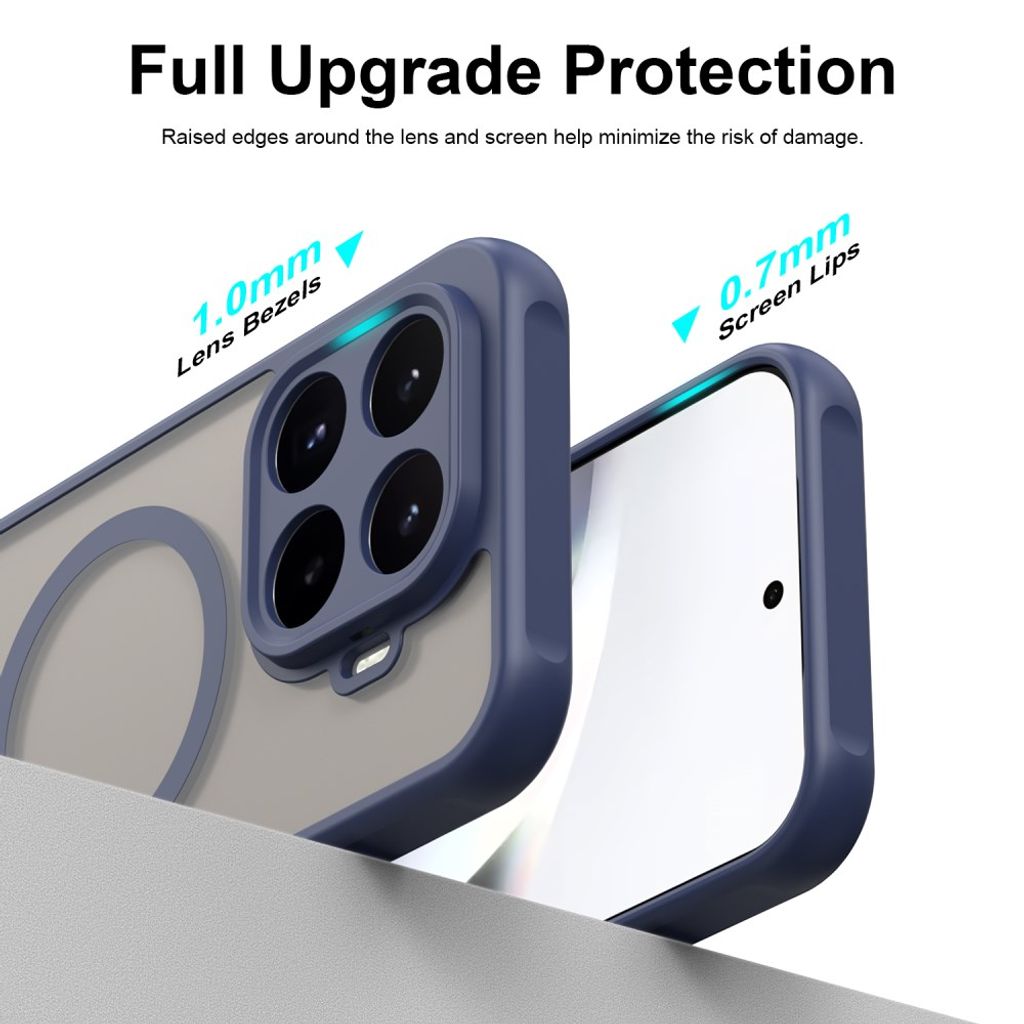 Xiaomi 17T MagSafe-kuori huurretulla takapinnalla - Sininen