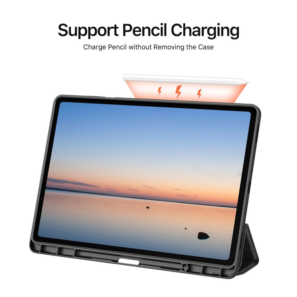 DUX DUCIS Samsung Galaxy Tab S12 Plus Tri-Fold Cover - Sort