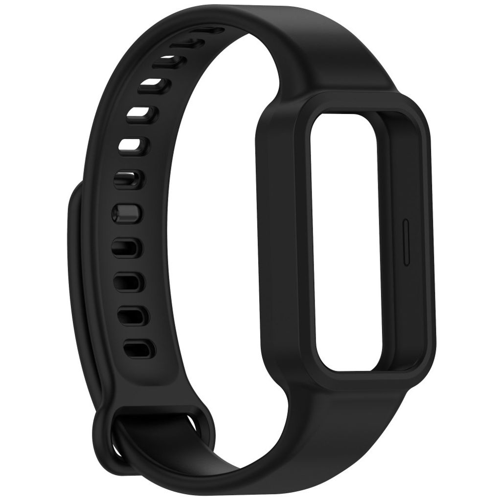 Xiaomi Smart Band 9 Active/Redmi Band 3 Silikon klokkerem med deksel - Svart