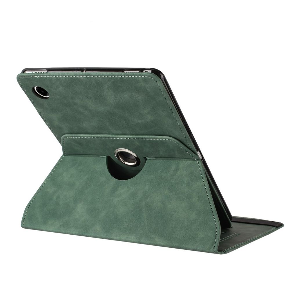 Samsung Galaxy Tab A11 / A9 Etui i PU-skinn - grønn