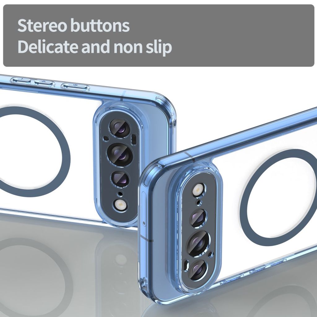 Google Pixel 11 Pro XL MagSafe Skal - Transparent Blå
