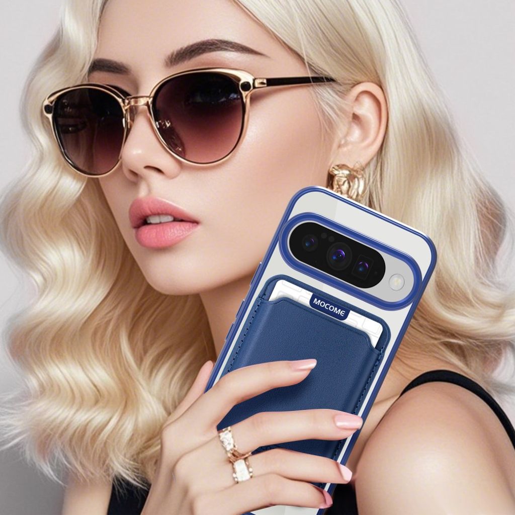 Google Pixel 10 / 10 Pro Case with Wallet - Dark Blue