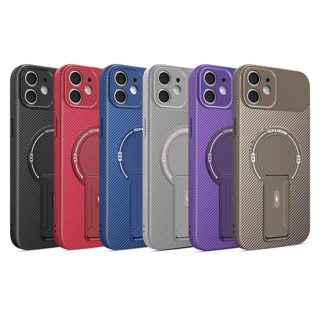 iPhone 11 Hybridikuori Jalusta - Musta