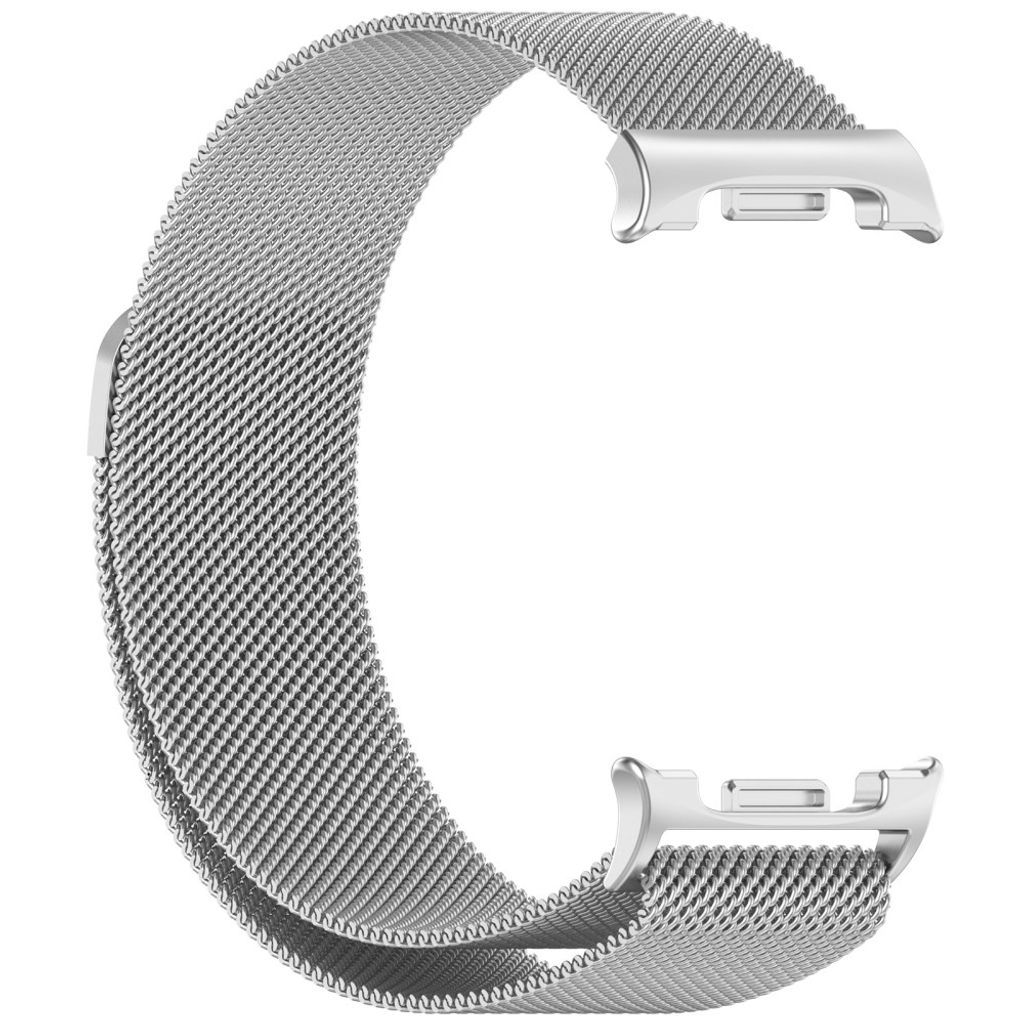 Samsung Galaxy Watch9 Milanesisk magnetisk klokkerem i rustfritt stål - Sølv