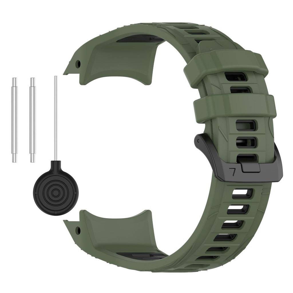 Garmin Instinct 3 45mm Watch Strap in Silicone - Green, Black