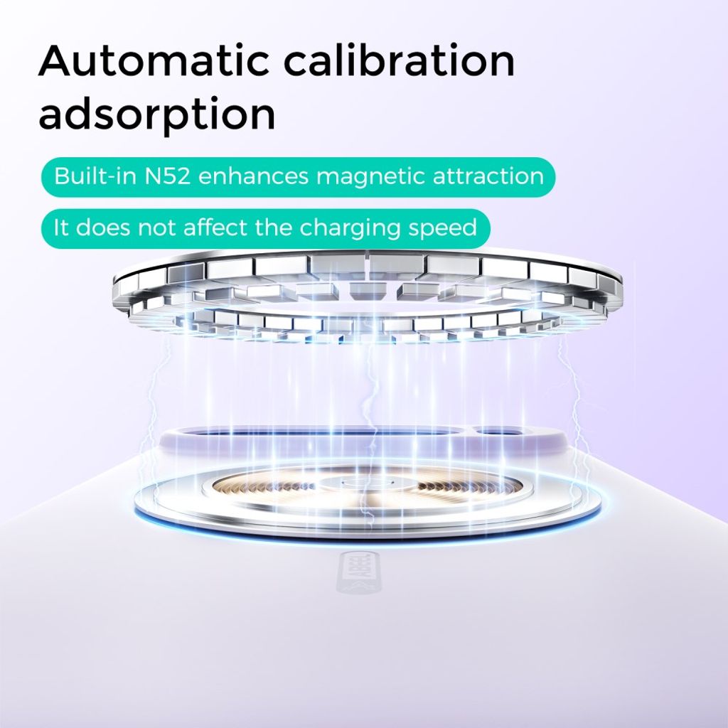 ABEEL Google Pixel 10a MagSafe-kompatibelt Silikonskal – Lila