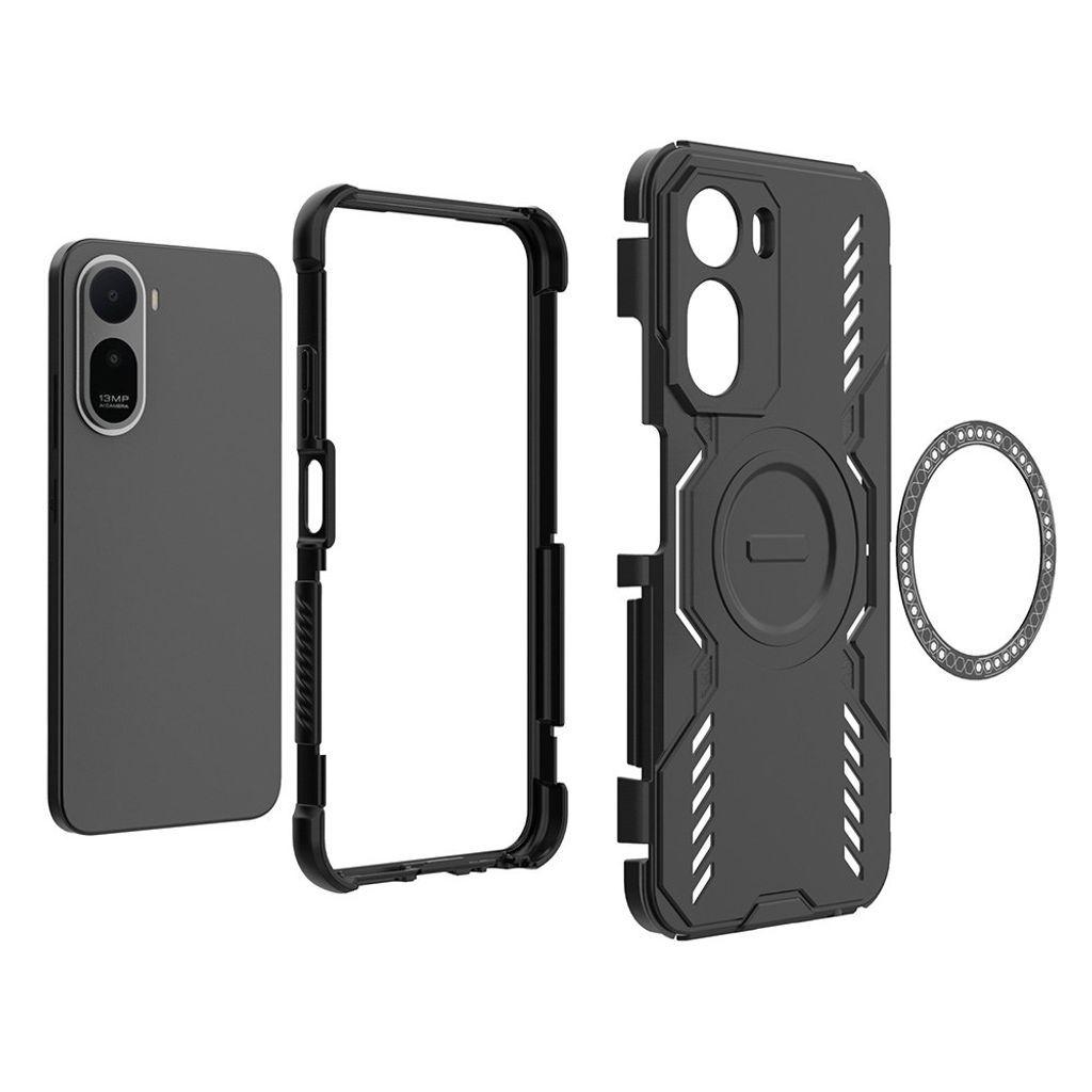 Xiaomi Poco C85x 5G/Redmi A7 Pro MagSafe-kompatibelt Skal - Svart