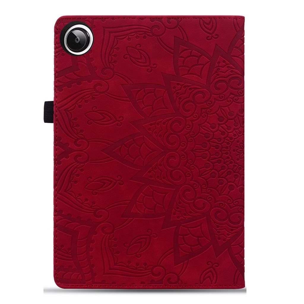 Samsung Galaxy Tab A9 Plus / Galaxy Tab A11 Plus Fodral med tryck - Röd