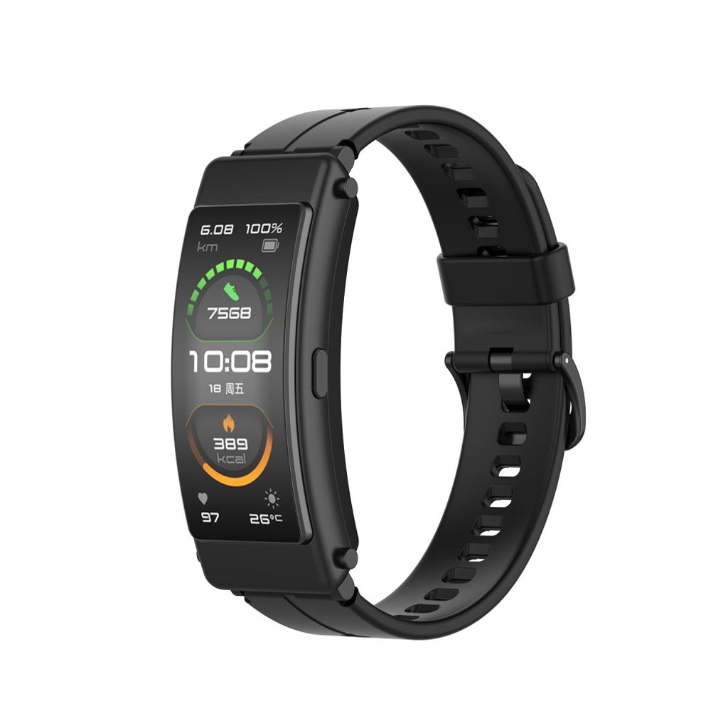 Huawei TalkBand B3/B6 Urrem Silikone – Sort