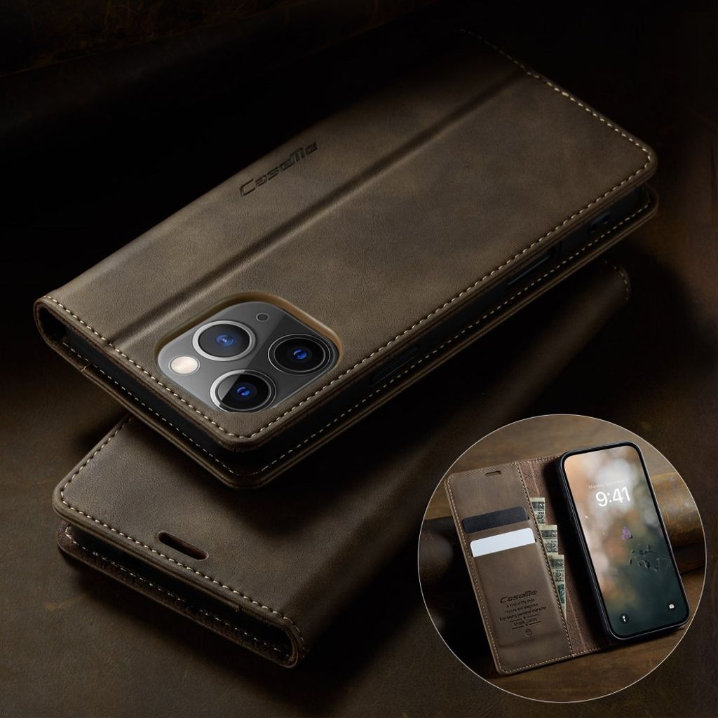 CASEME iPhone 11 Pro Fodral med Stativ - Brun