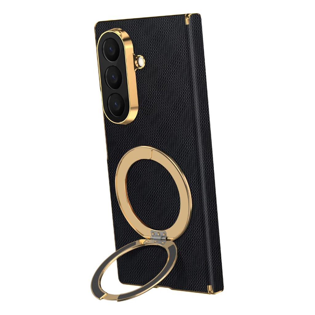 Samsung Galaxy Z Fold8 Ultra MagSafe kuori rengasjalustalla - Musta