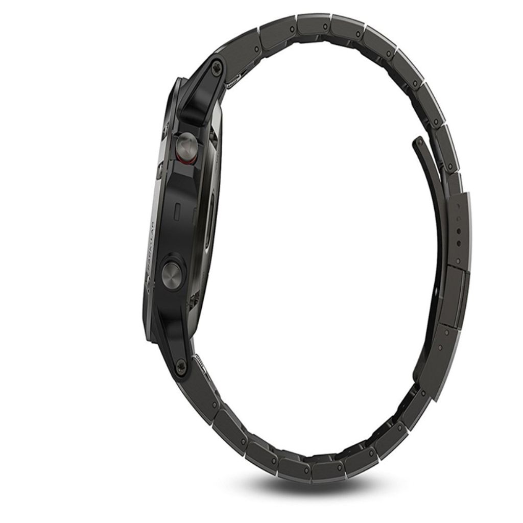 Garmin Fenix 3 / 3 HR / 5X / 6X Stainless Steel Watch Strap - Black