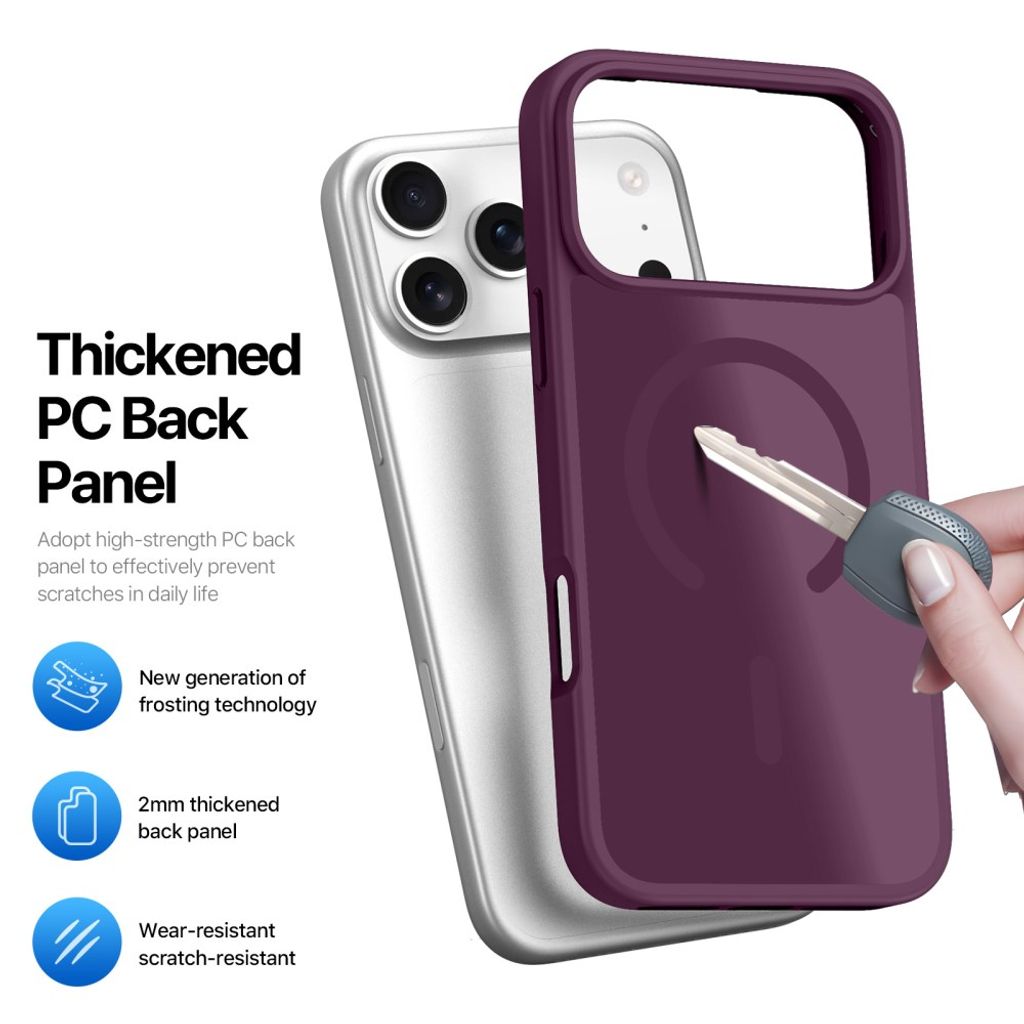 Dux Ducis iPhone 18 Pro Max/17 Pro Max MagSafe Kuori - Tummanvioletti