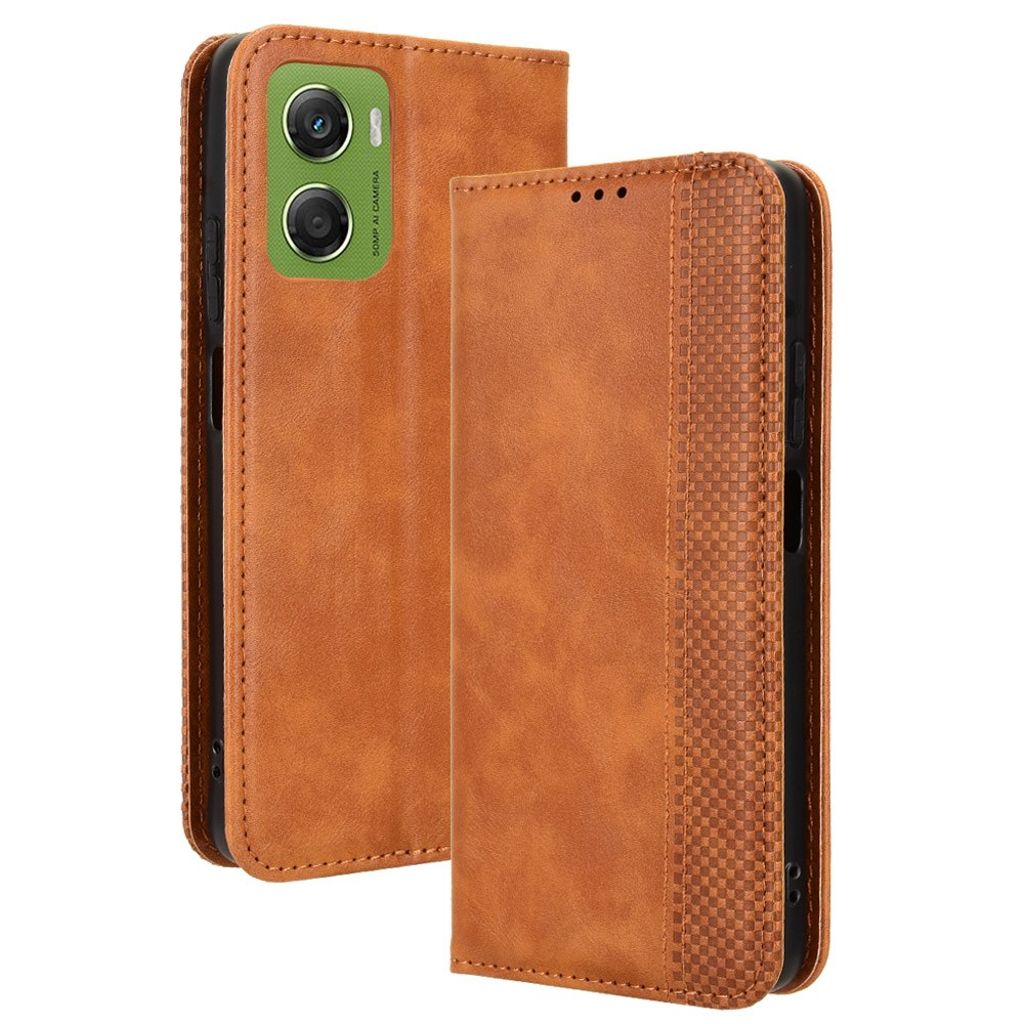 Motorola Moto G06 Power 4G / G06 4G Wallet Cover with Stand – Brown