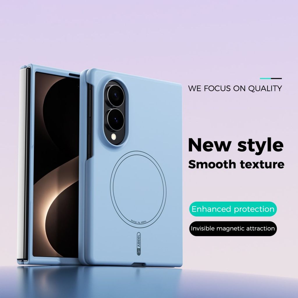 ABEEL Samsung Galaxy Z Fold8 MagSafe cover i silikone - Blå
