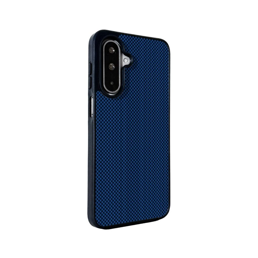 Samsung Galaxy A27 EYCASE Kevlar Series MagSafe-kompatibel Deksel – Mørkblå