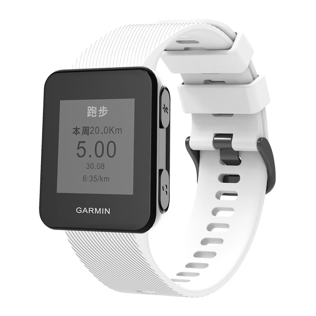 Garmin Forerunner 35 / 30 Klokkereim med Svart Spenne - Hvit