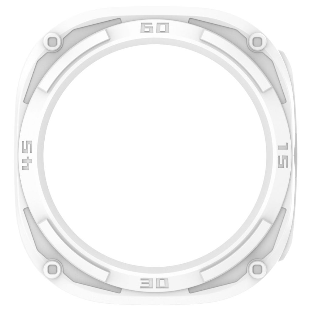 Samsung Galaxy Watch Ultra2 47mm Armor Mecha Støtsikkert Deksel - Hvit