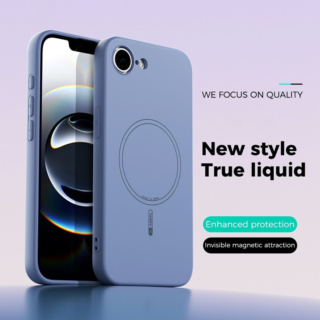 ABEEL iPhone 16e MagSafe Case – Sky Blue