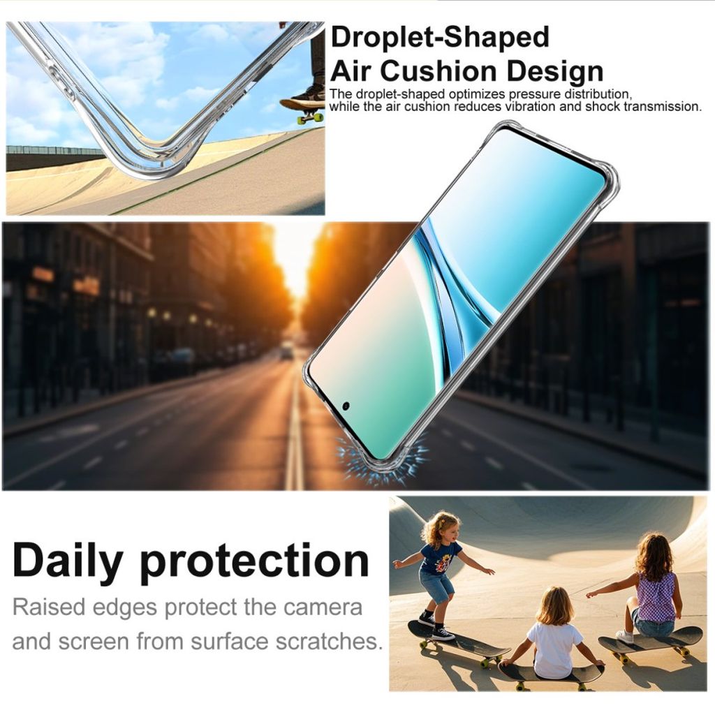 IMAK Xiaomi Poco M8 5G/Redmi Note 15 TPU Skal Stötsäker - Transparent