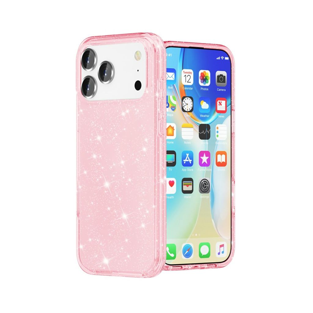 iPhone 17 Pro Max Acrylic Phone Case - Pink